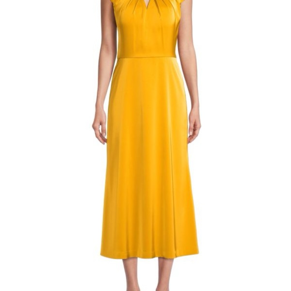 Gabby Keyhole Midi Dress by Kay Unger